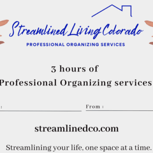 Streamlined Living Colorado Gift Certificates