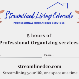 Streamlined Living Colorado Gift Certificate - Special
