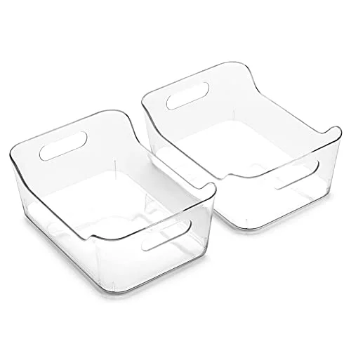 Small Clear Bins